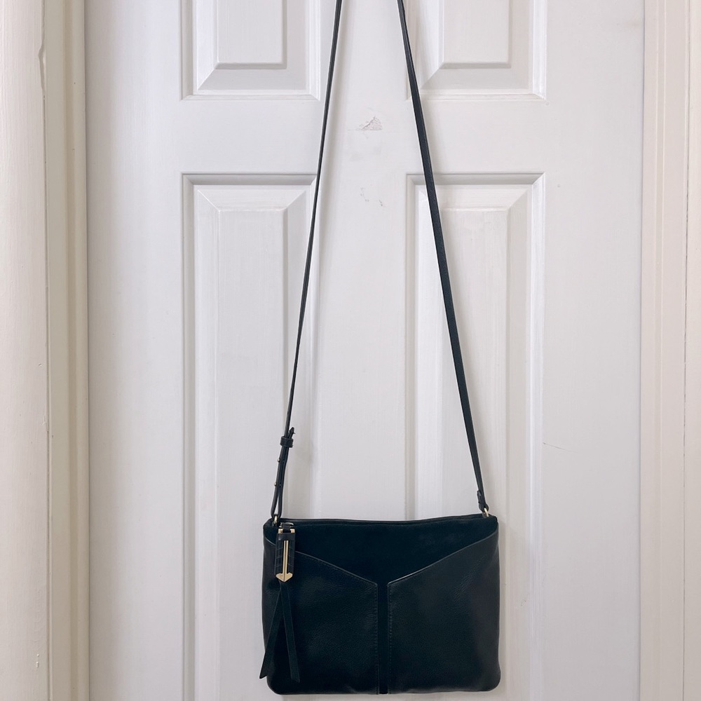 Stella & Dot | Ultra
Luxurious Covet Black Leather
Crossbody Purse